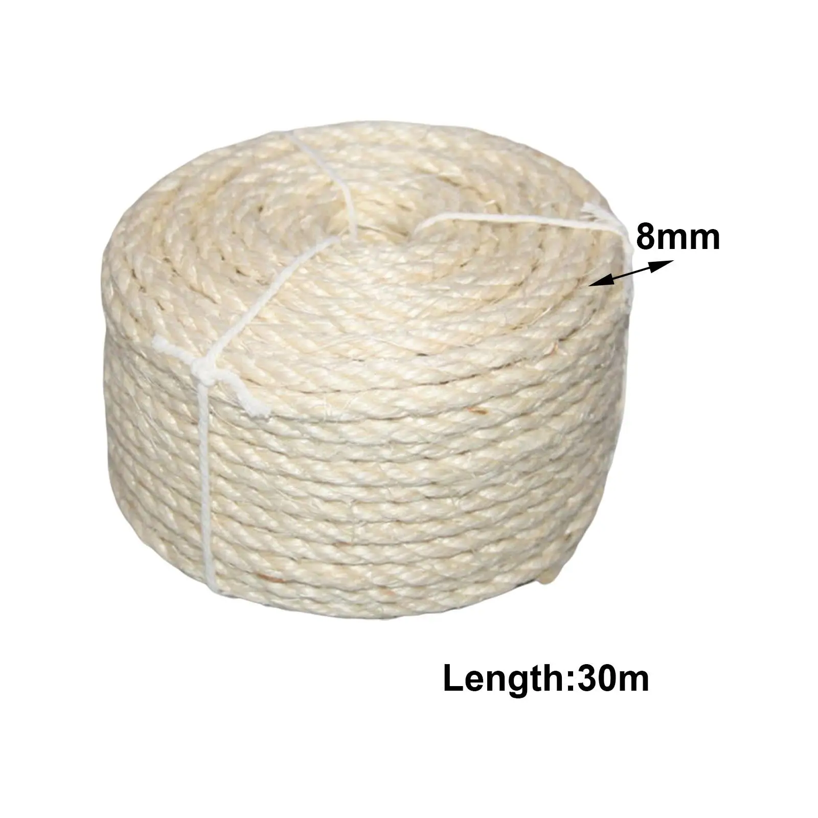 Cat Sisal Rope DIY Hemp Twine Rope for Window Cat Scratching Cat Tree Tower
